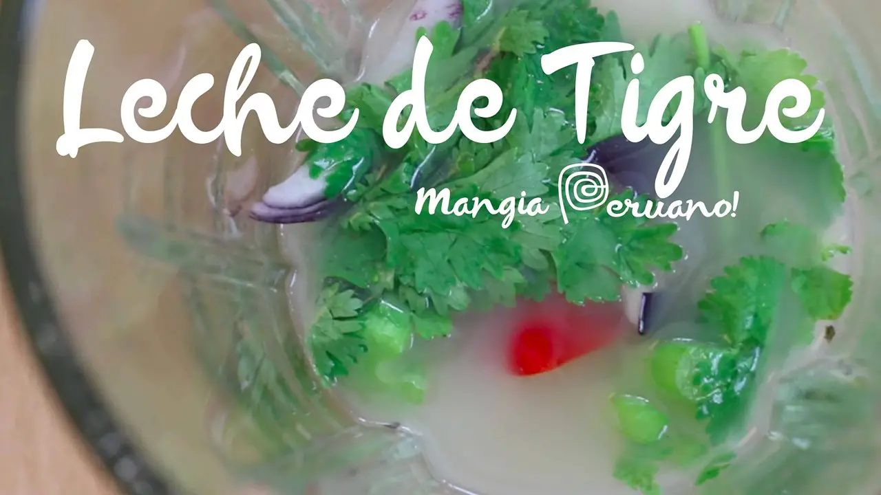 Prepara la ricetta peruviana del leche de tigre. Facile, veloce e buono.